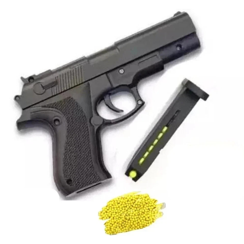 Toy Mouser Gun | Free 8+ Reusable BB Bullets | Complete Mouser Air Pistol, FS