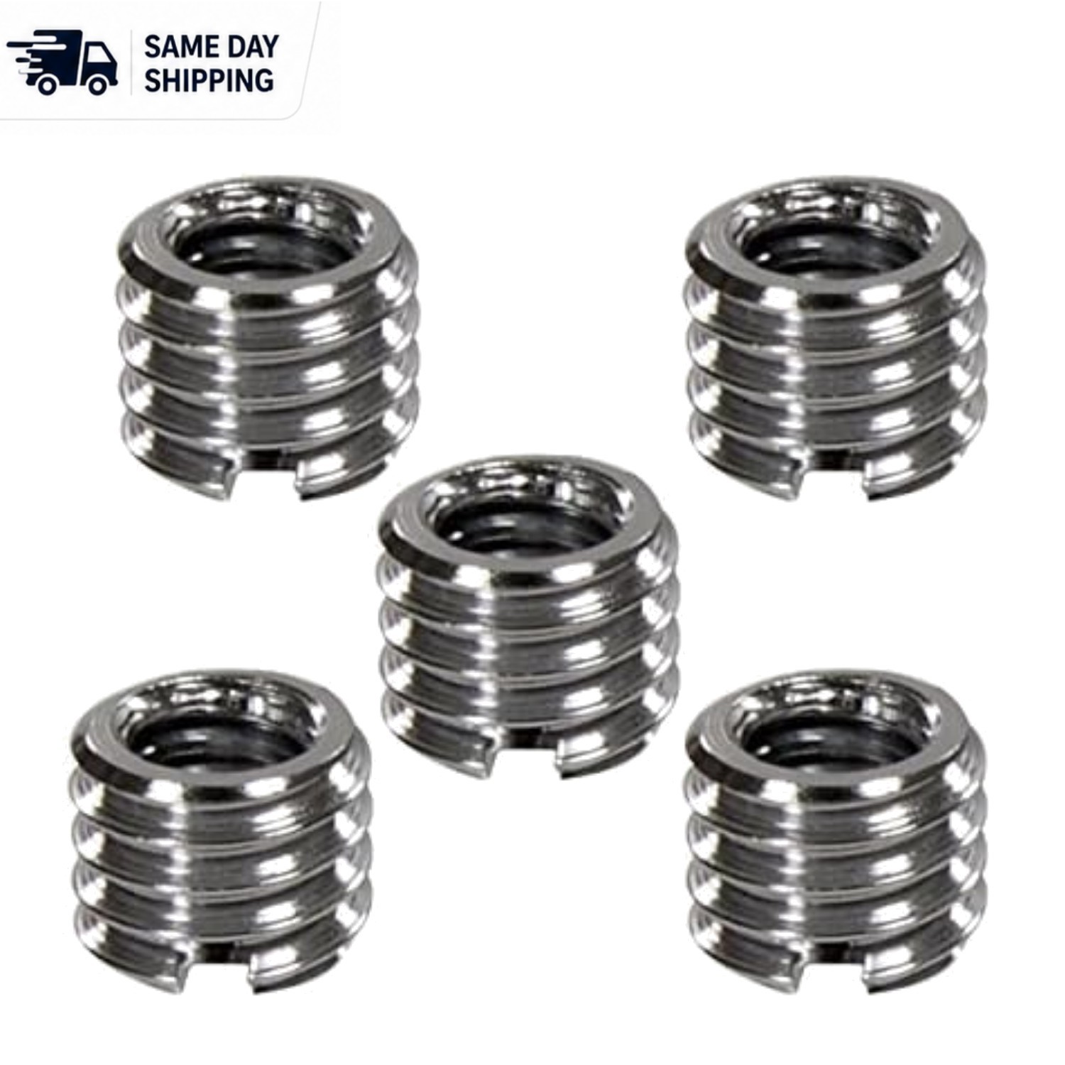 Solid Metal 1/4" to 3/8" Tripod Adapter Kit - Easy Mount for Professionals