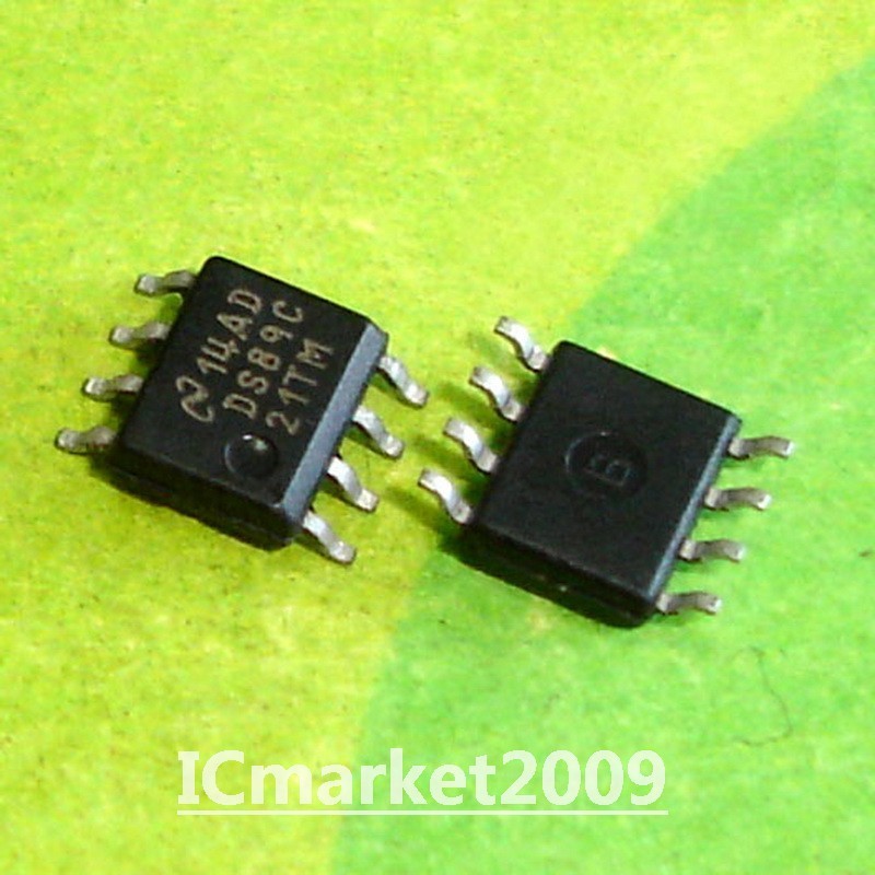 2 PCS DS89C21TMX SOP8 DS89C21TM Differential CMOS Line Driver and Receiver Pair