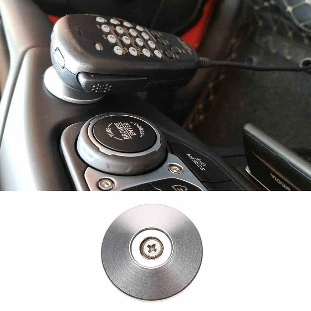 Magnetic Radio Hand Microphone Hand-Mic Mount Base for Yaesu ICOM for Wrangler