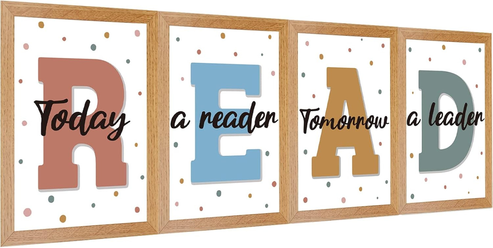 Boho Reading Posters for Classroom Decorations Read Sign Bulletin Board Set for