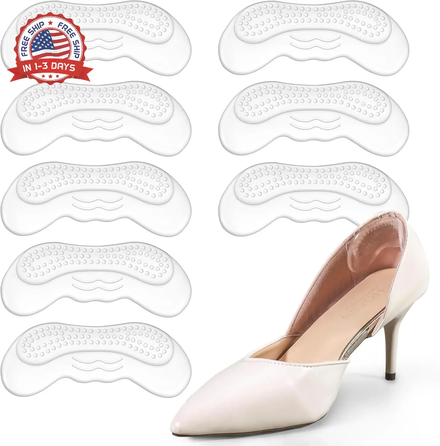 Heel Pads for Shoes that are Too Big: Heel Protectors for Loose Shoes - Stop Hee