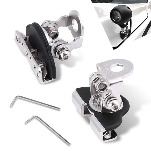 2 PCS Light Bar Mounting Brackets, LED Work Light Mount Clamp Holder,