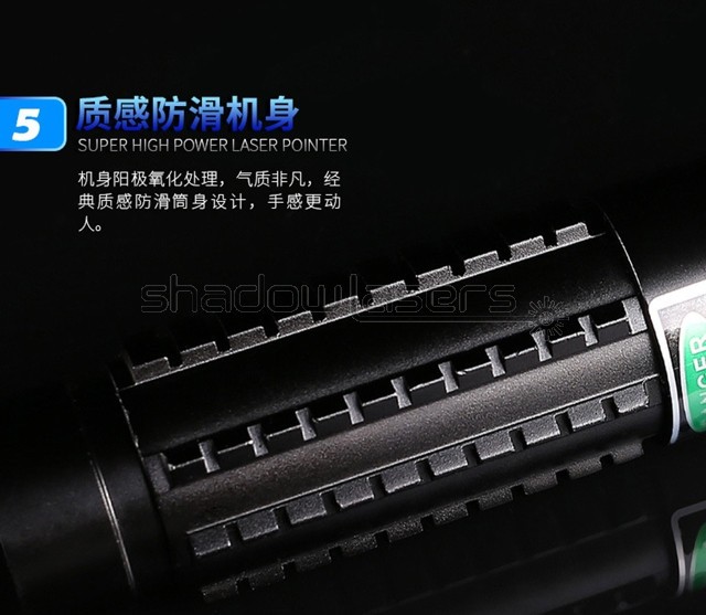 LMX6G Adjustable Focus GR Laser Pointer 520nm Visible Beam Light Charger+Case