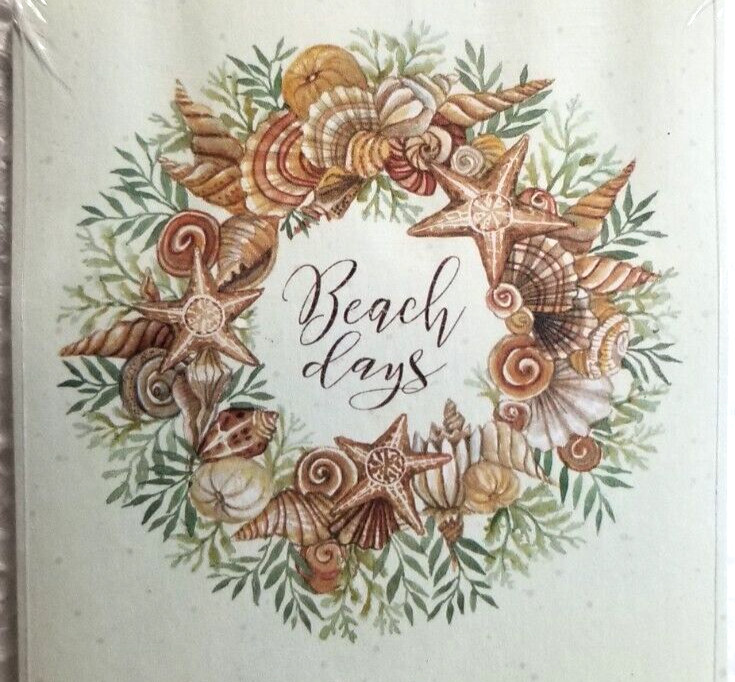 Cindy Jacobs Magnetic Note Pad Size 9" X 3.75" "BEACH DAYS  " New Sealed