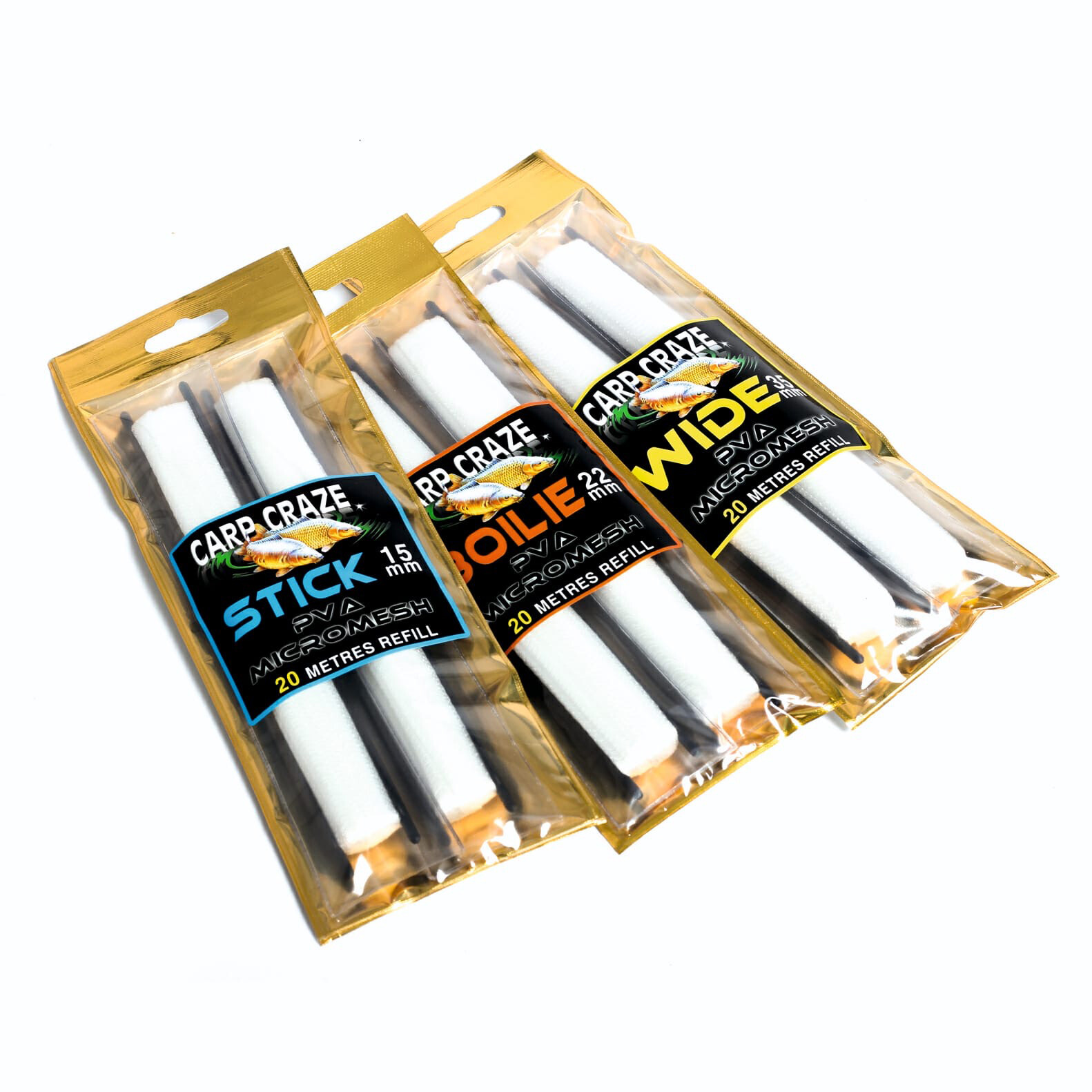 CARP CRAZE PVA MICROMESH REFIL BUY 1 GET 1 FREE "AWARD WINNING"