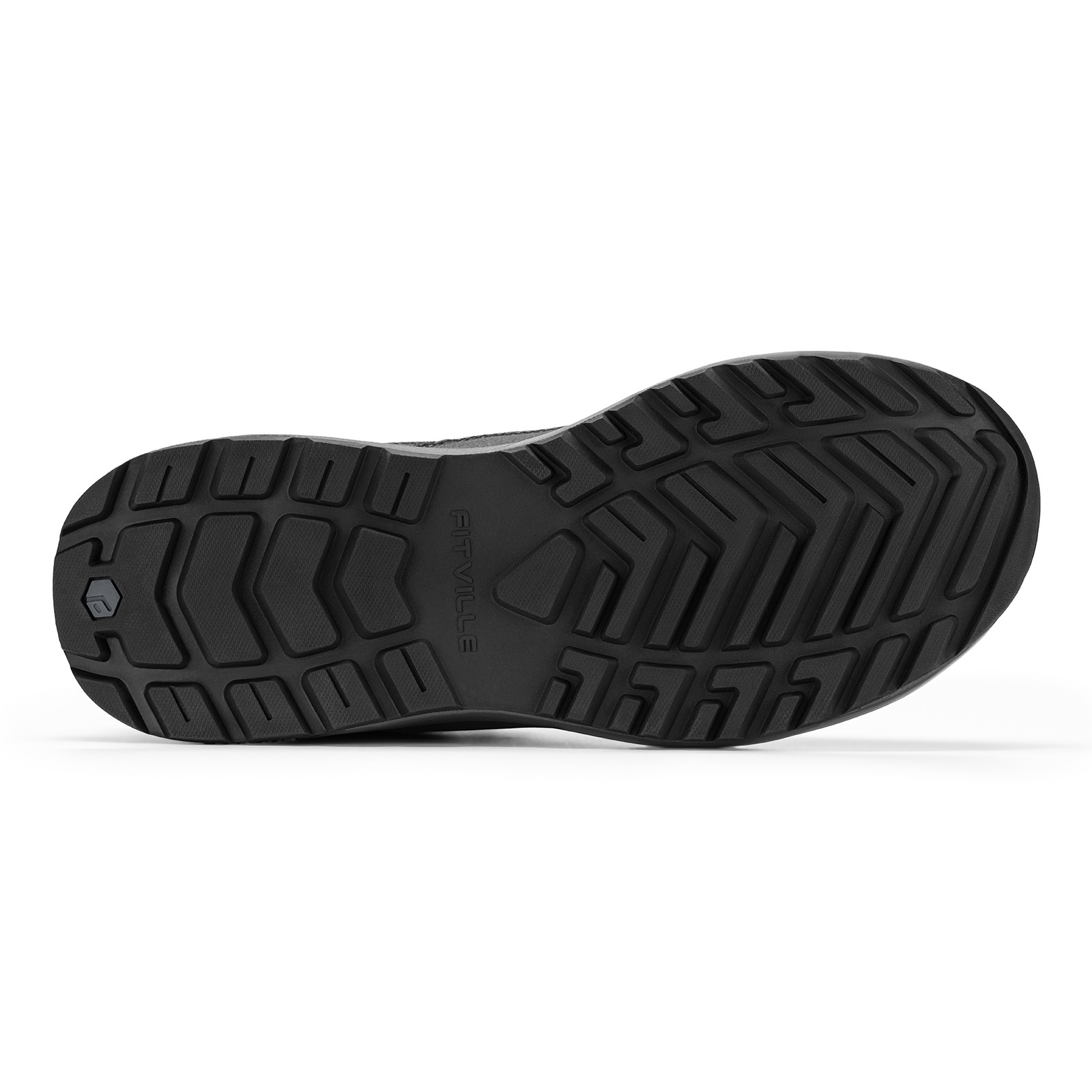 FitVille Mens Extra Wide Walking Hiking Boots Outdoor Trekking Trails Sneakers