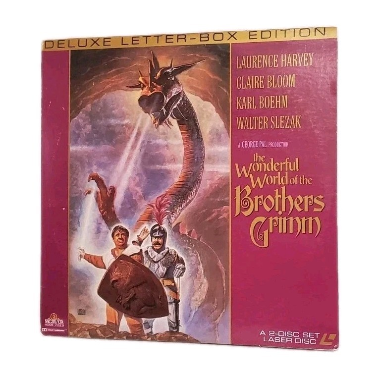 Wonderful World Of Brothers Grimm Laserdisc 2 Disc Set Deluxe Letter Box Edition