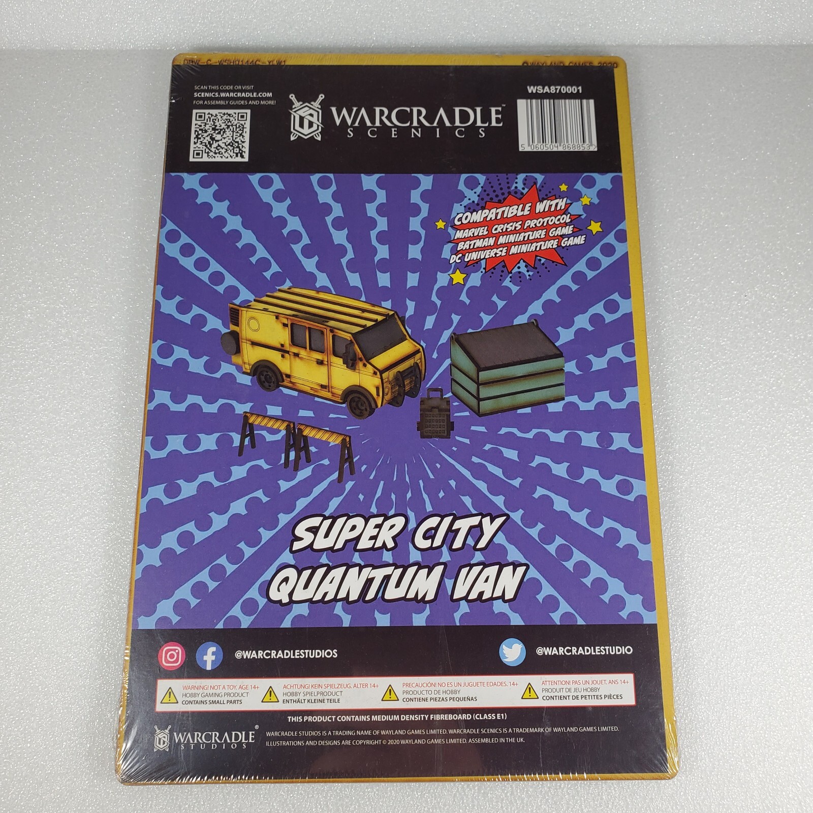 Super City Quantum Van Terrain Pack Warcradle Scenics MDF Road Set Scatter New