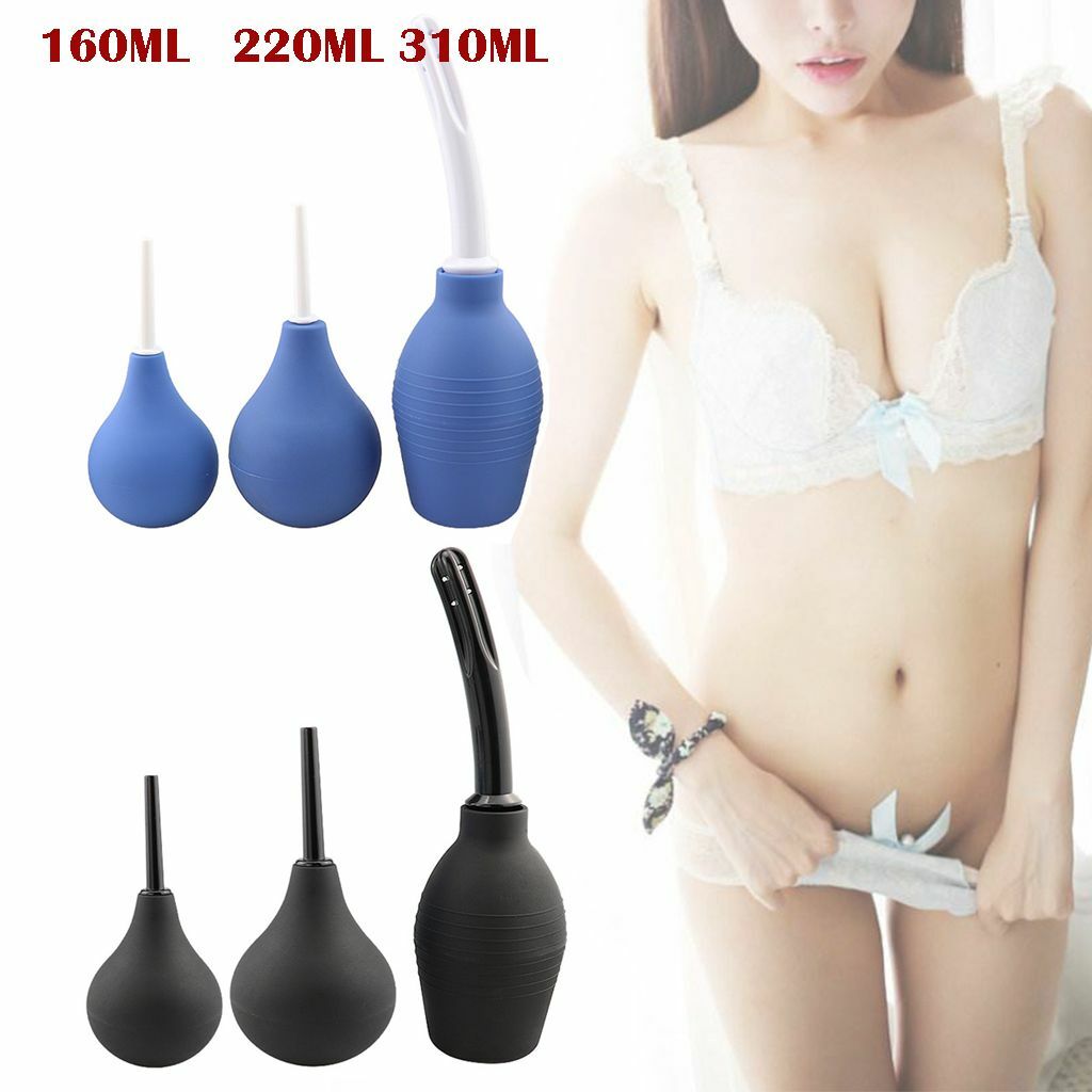1/3pc Syringe Wash Rectal Clean Stream Anal Douche Enema Colon Anus Cleaner US