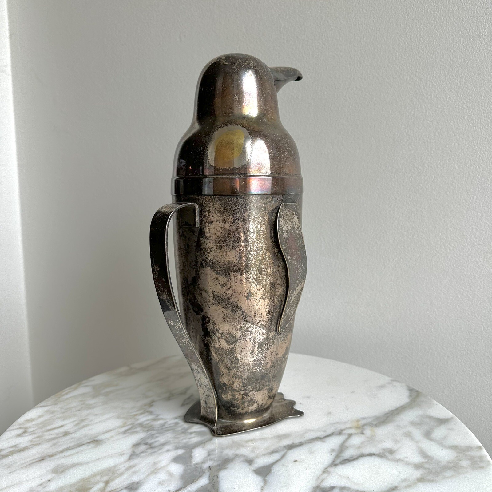 1930s Authentic NAPIER Penguin Martini/Cocktail SHAKER-Post Prohibition Era