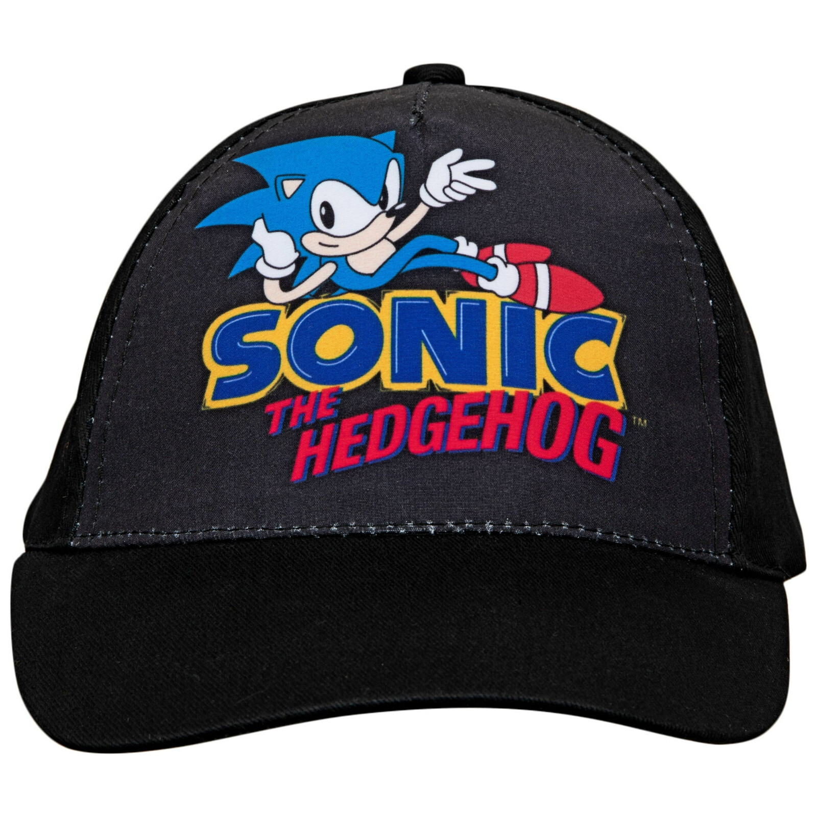 Baseball Cap - Sonic the Hedgehog - Classic Sit Black Adjustable Snapback Boys