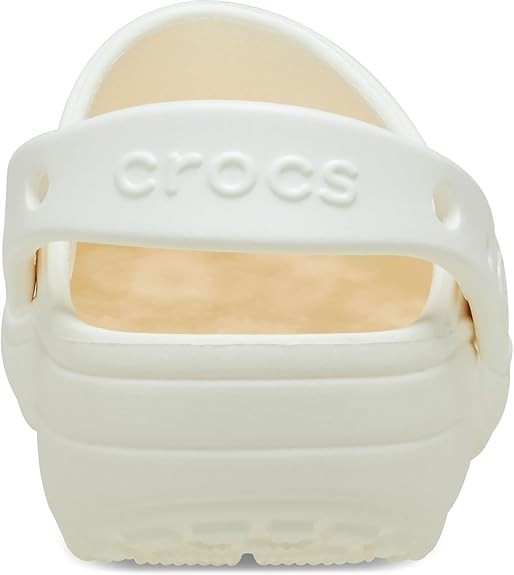Crocs Unisex Adult Floral Classic Clogs WHITE