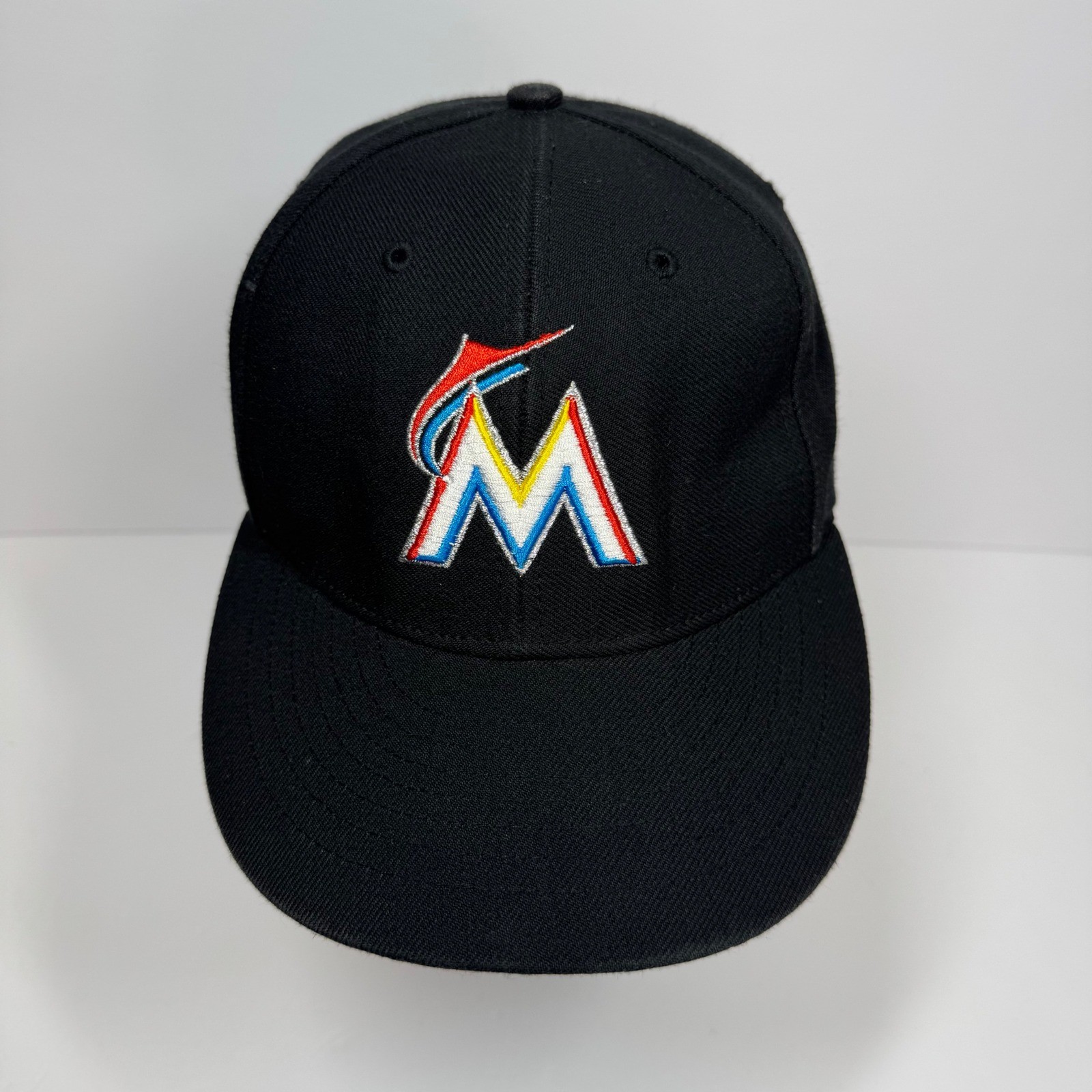 Miami Marlins Baseball Cap MLB Adjustable Strap Hat 47 Twins Tag Black OSFA