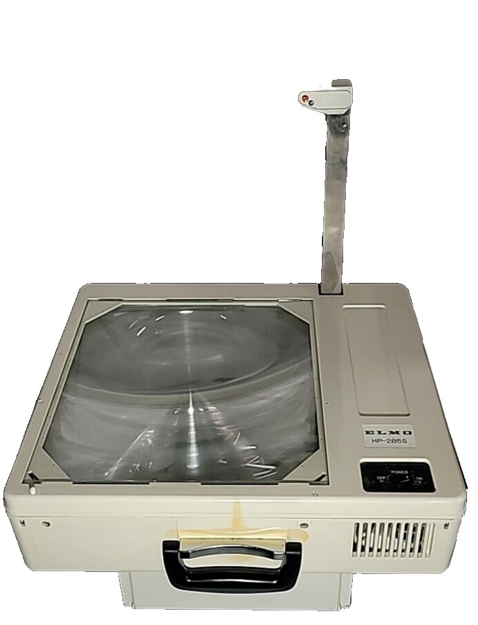 ELMO RETRO TRANSPARENCY OVERHEAD PROJECTOR MODEL HP-285S *FOR PARTS*