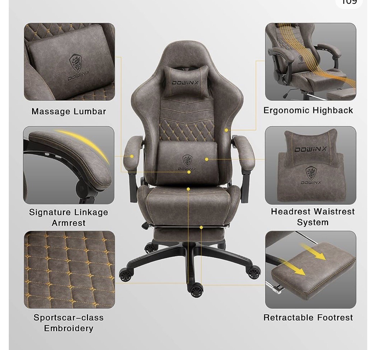 executive leather office desk chair used