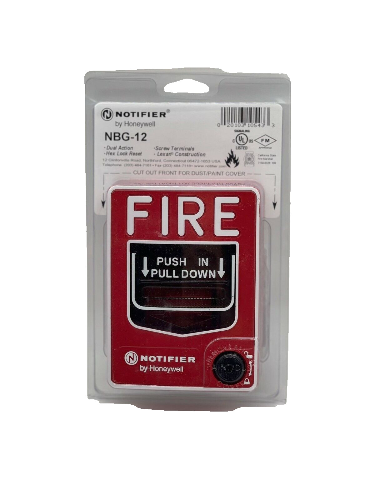 Notifier NBG-12 Single Action Pull Station - Same Day Shipping (SEALED)