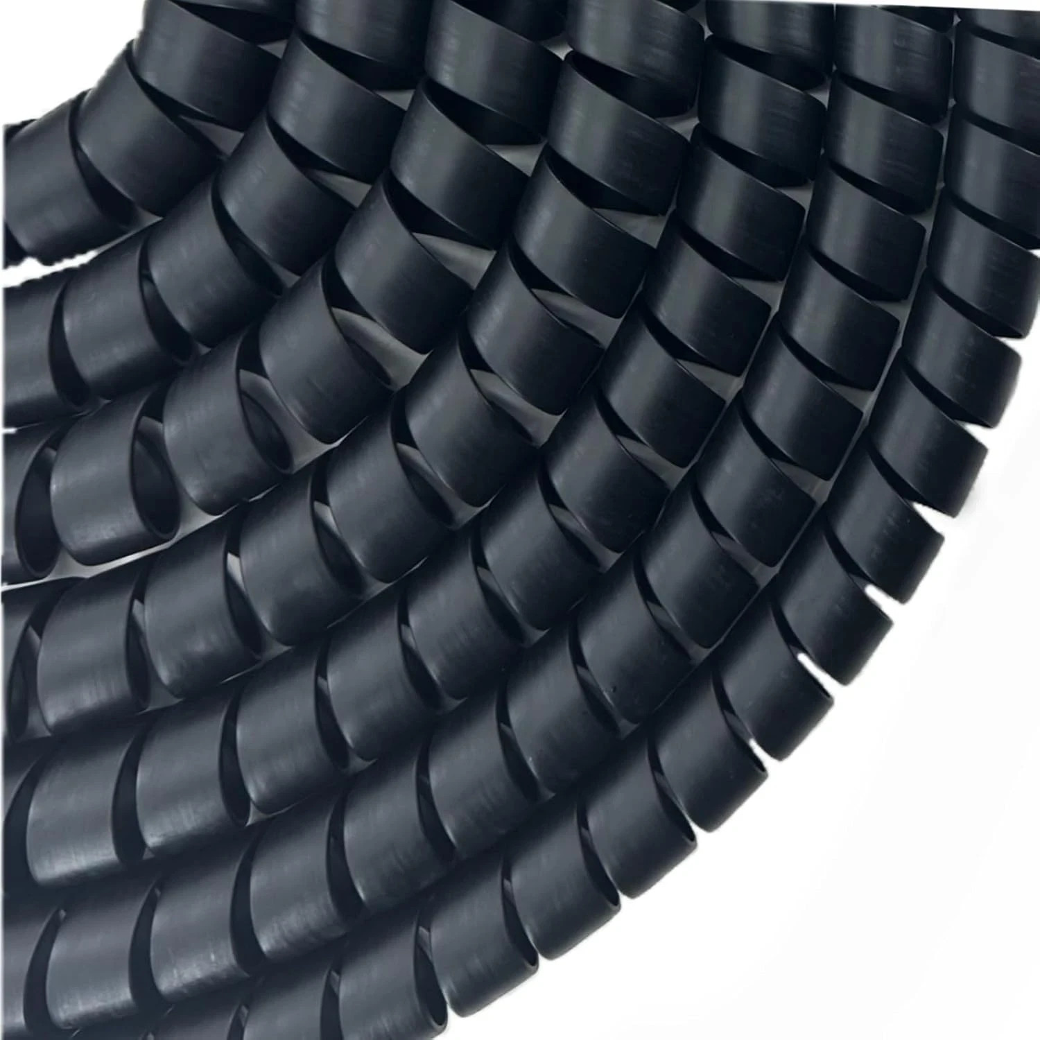 Spiral Wrap Hose Cable Protector Safe Pre Cut 1.25" OD X 20 Pre-Cut Lengths Wear