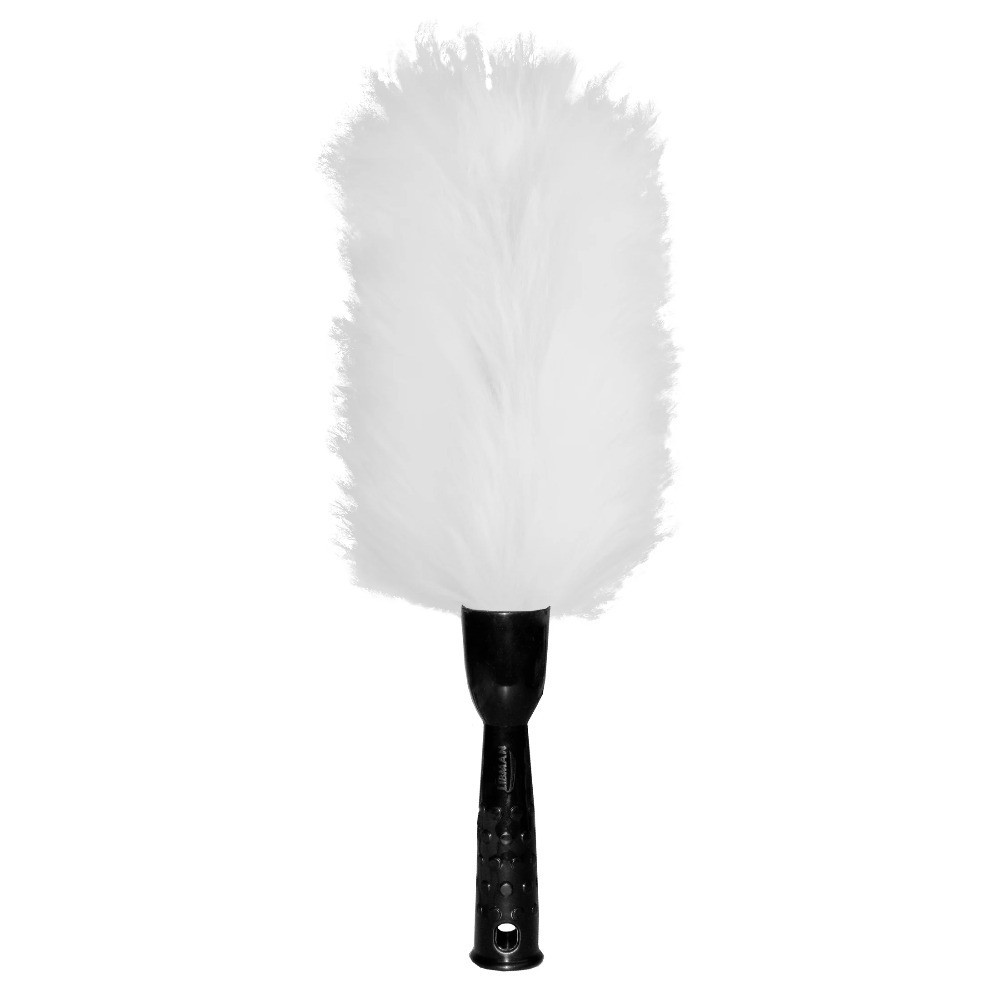 Natural Lambswool Duster Wand with Extendable Threaded Handle