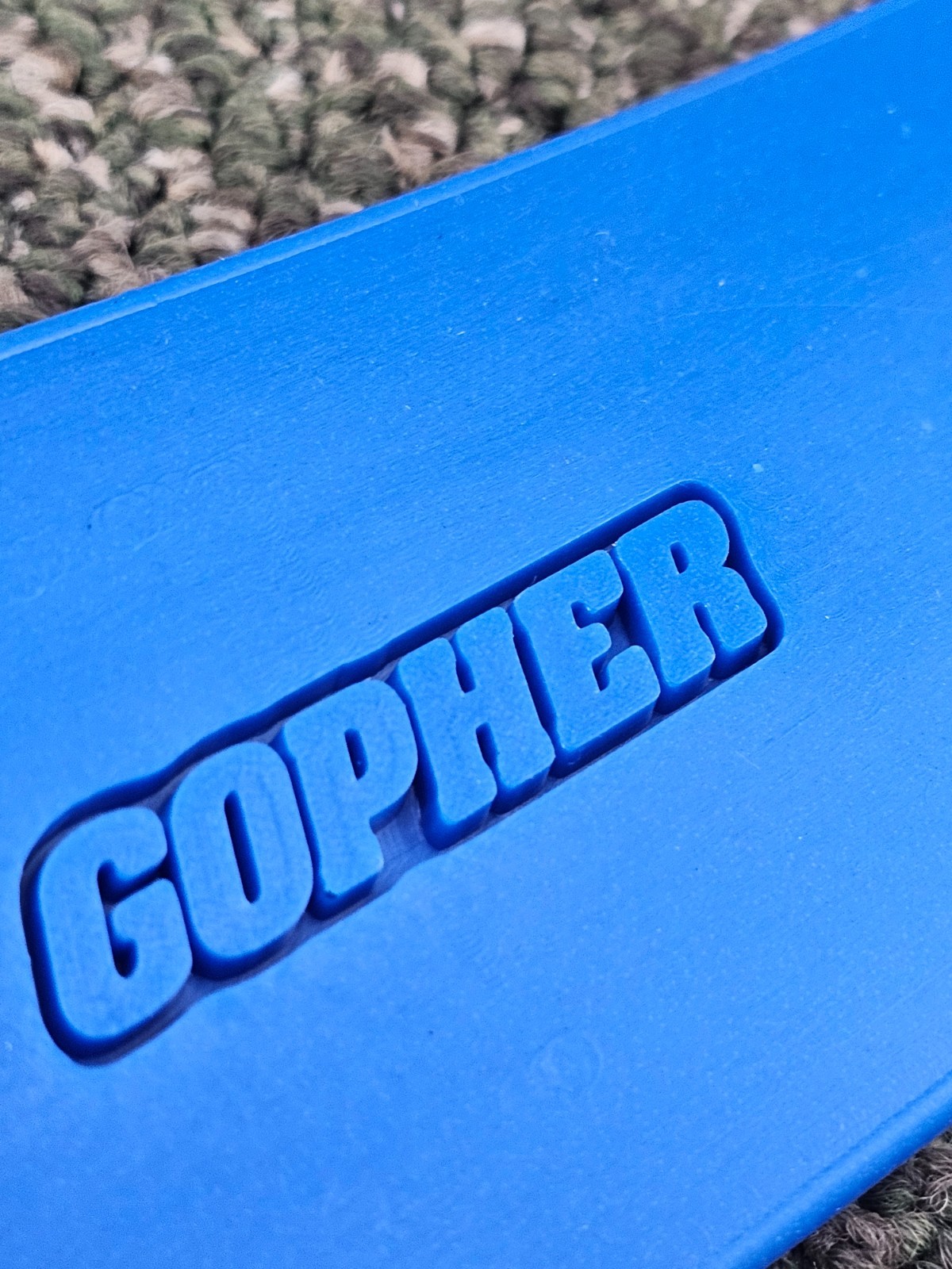 (QTY 6) Gopher Directional Arrow Poly Spots Blue