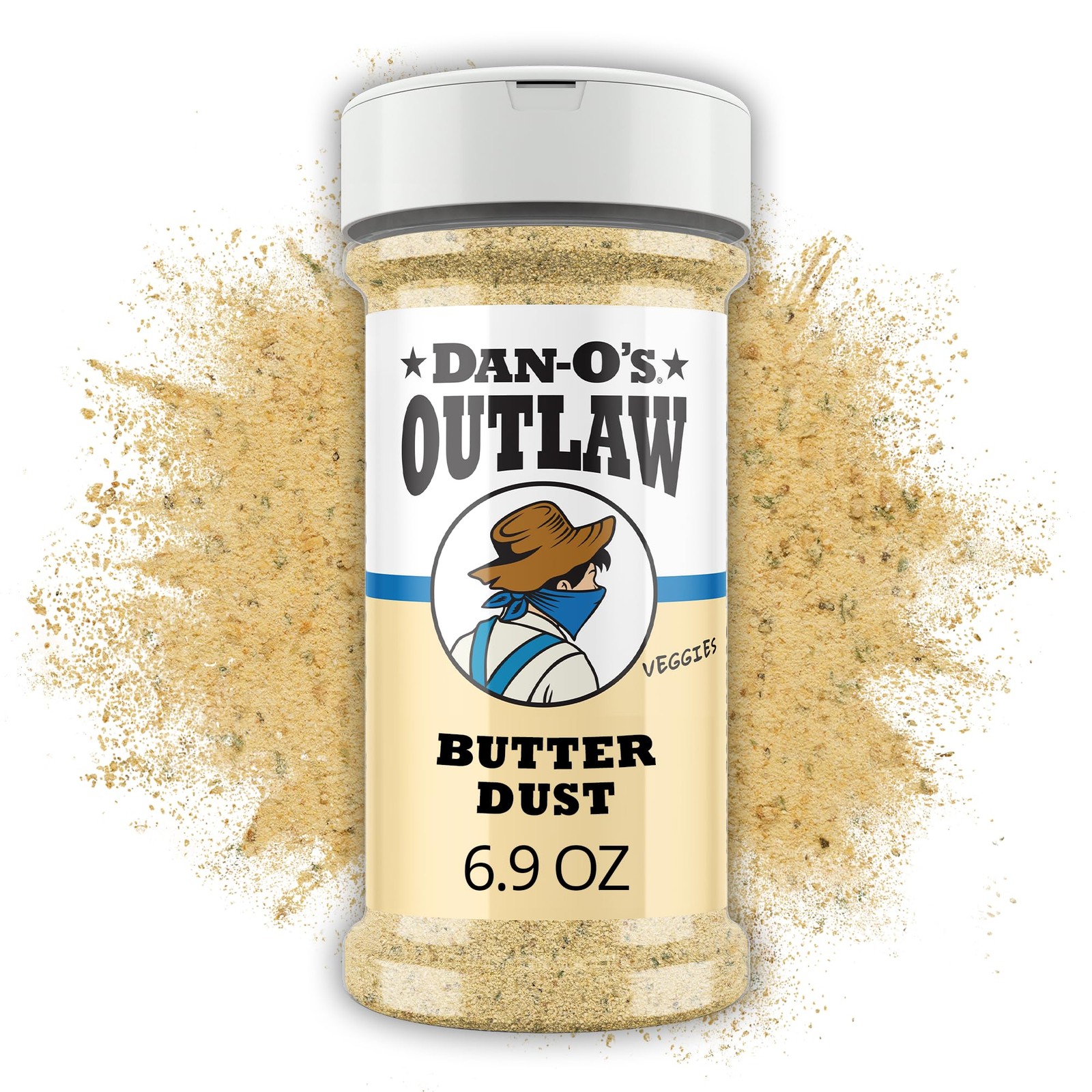 Dan-O’s Outlaw Butter Dust Seasoning – 6.9 oz – Buttery Ounce (Pack of 1)