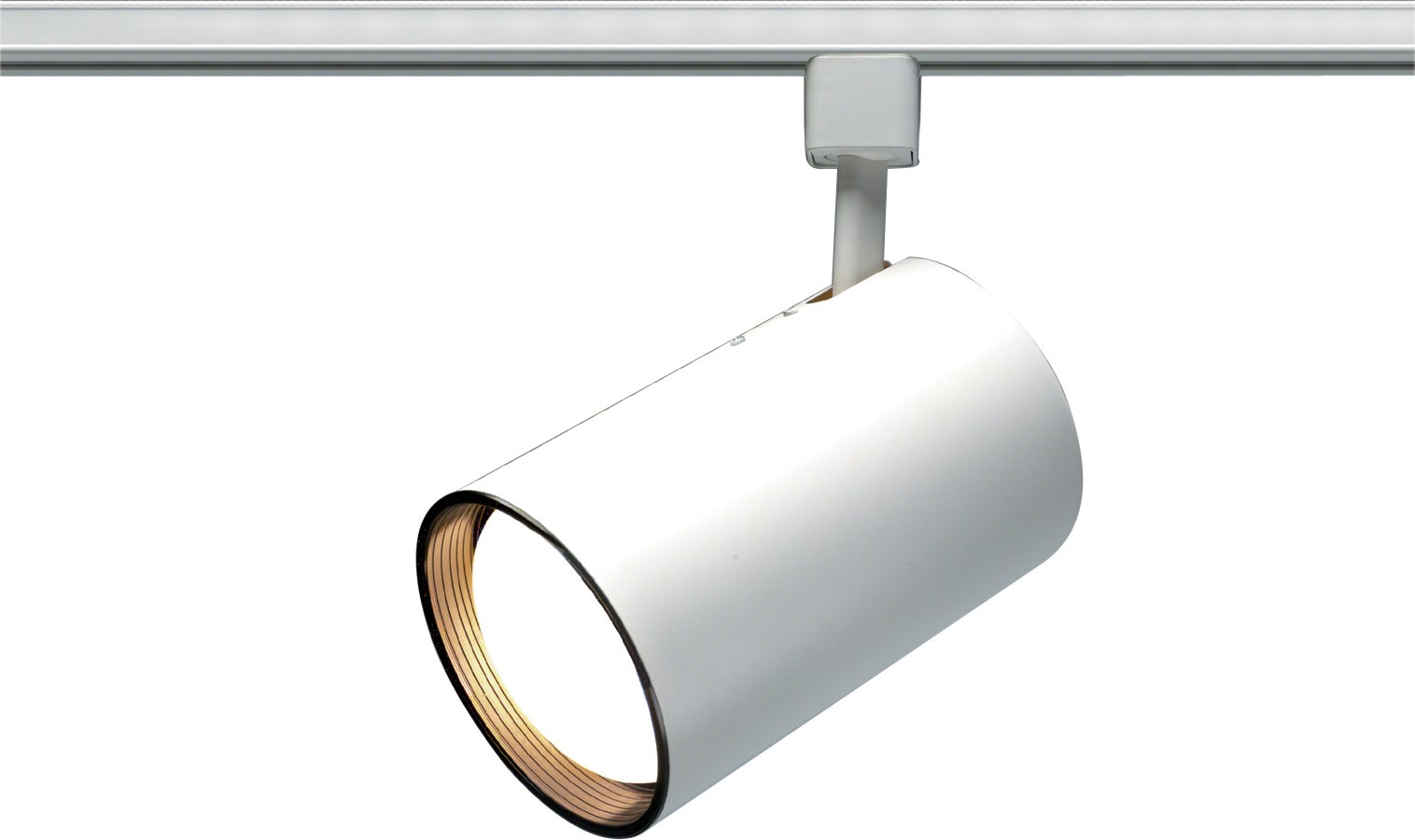 Nuvo Lighting TH202 White Single Light R30 Straight Cylinder Track Head