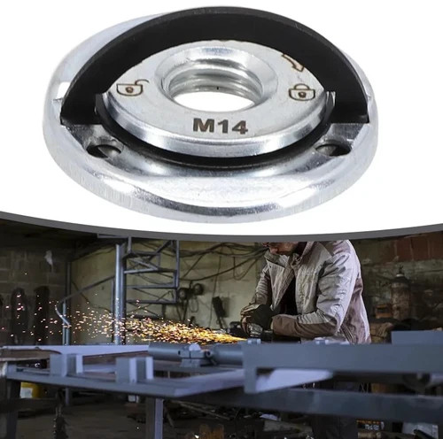M14 Quick Release Self-Locking Flange Nut Press Plate Grinder Clamping Tool