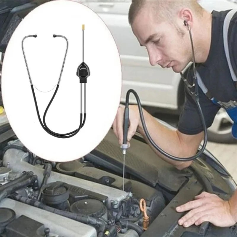 Automotive Mechanic Stethoscope for Car Engine Noise Detector Diagnostic Tool