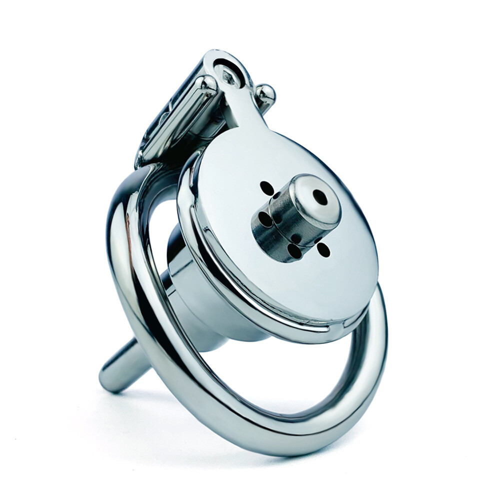 Stainless Steel Male Chastity Device Belt Toy Small Short Cage Ring Lock BDSM
