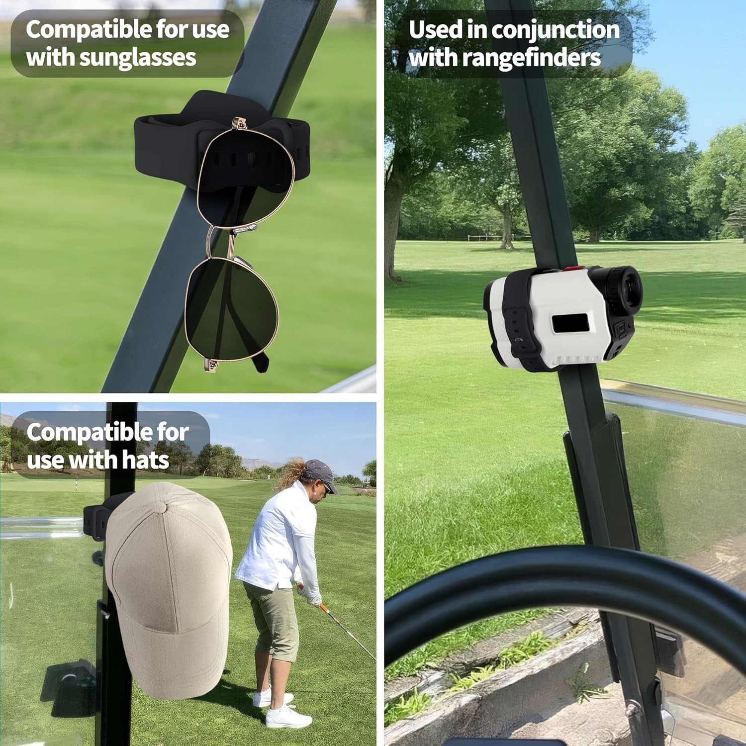 Universal Golf Rangefinder Magnetic Strap – Strong Silicone Holder, Adjustable