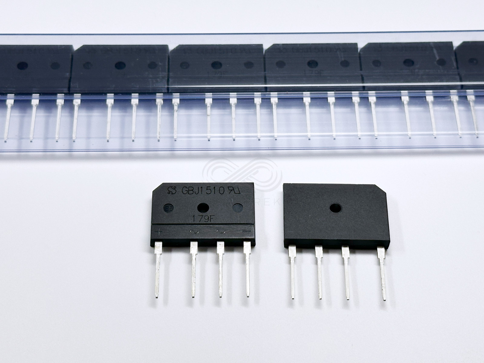 10PCS GBJ1510 SeCoS Bridge Rectifier 15A 1000V GBJ 4-Pin Single Phase