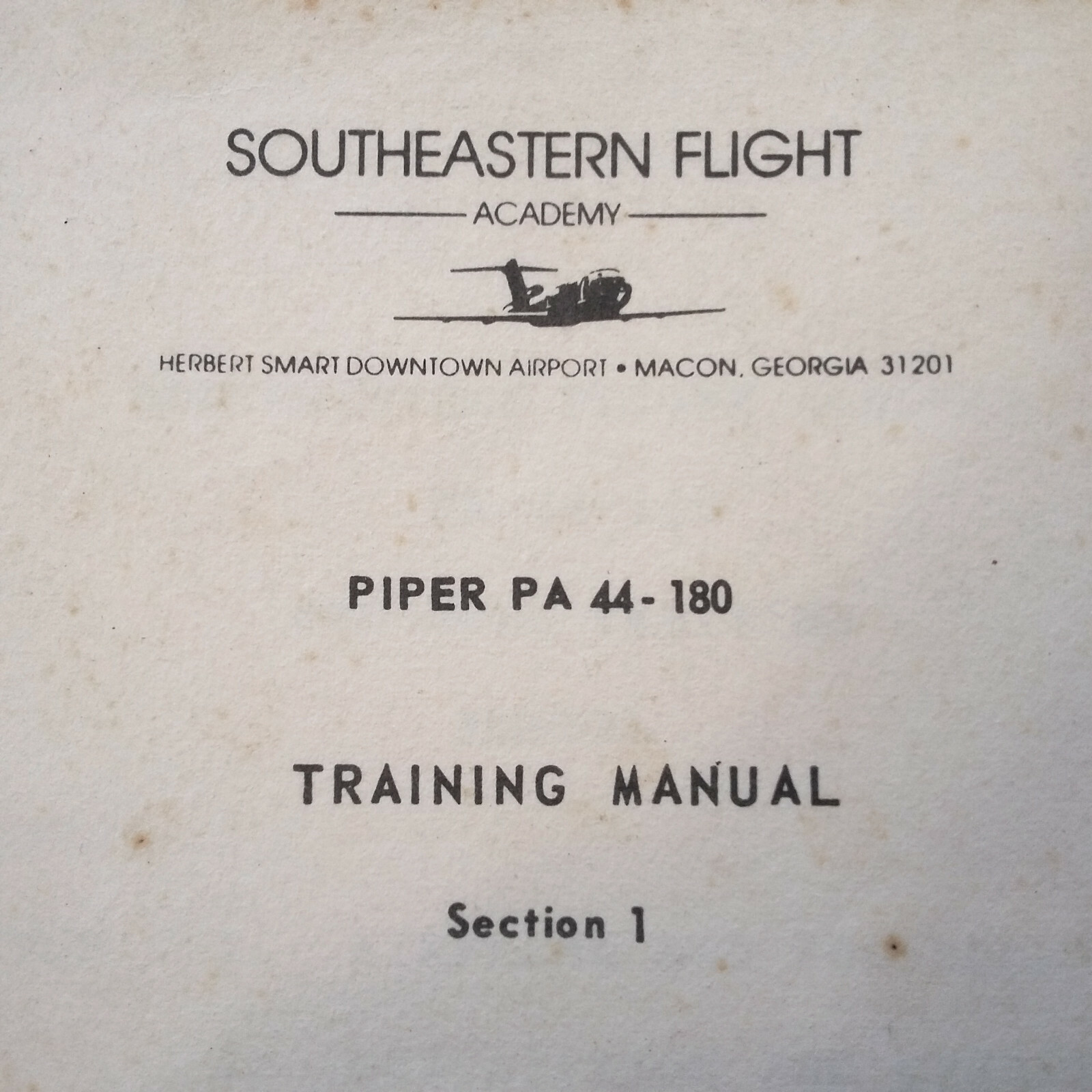 Piper Seminole PA-44-180 Pilot's Training Manual