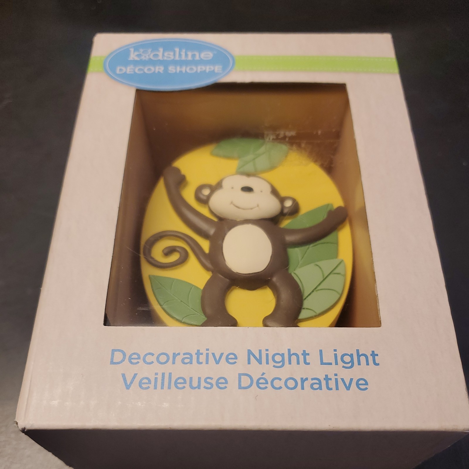 Decor Shoppe by Kidsline Monkey Night Light 3.9 x 5.8 EUC