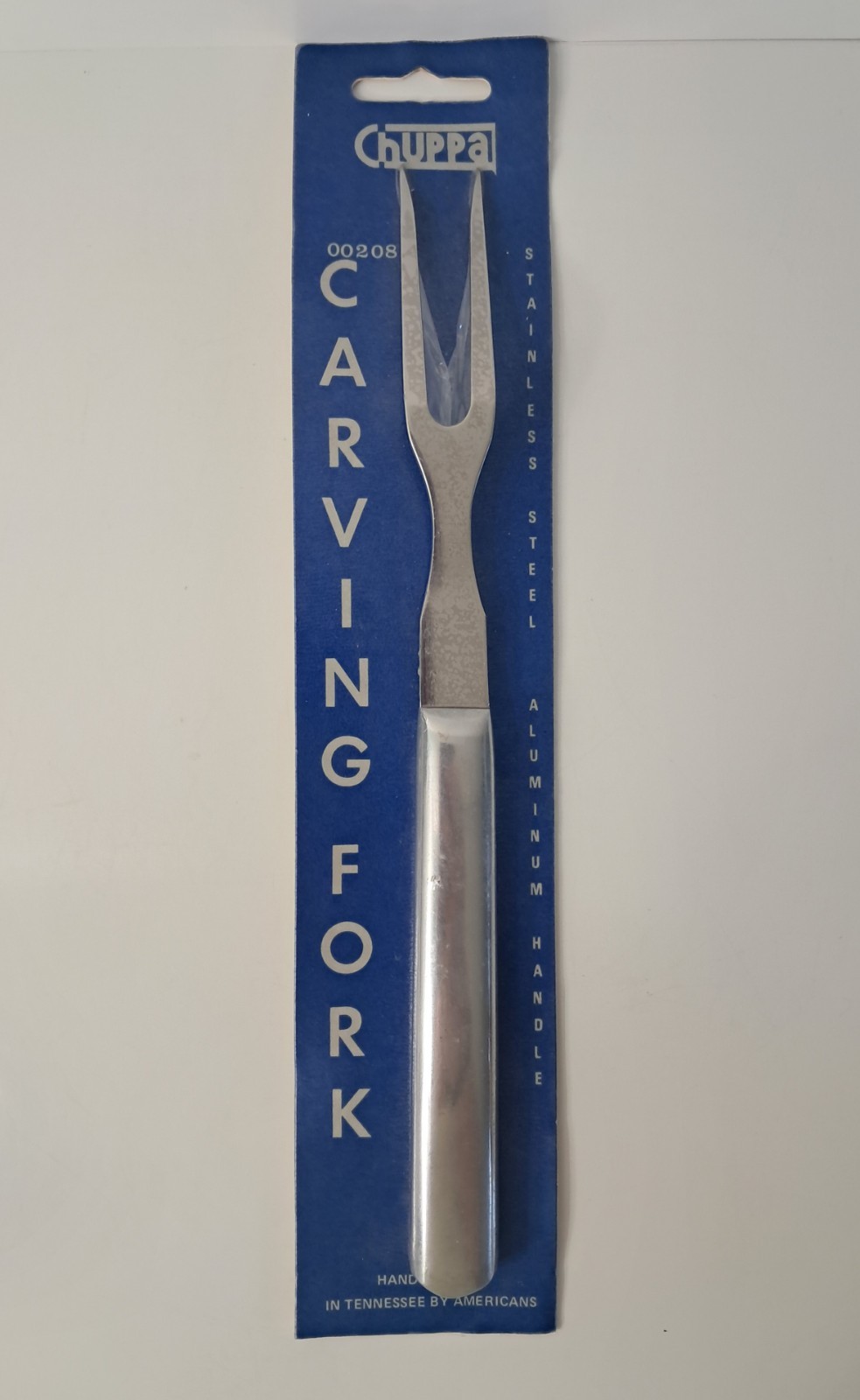 Chuppal Carving Fork 00208 Aluminum Handle Stainless Steel Tines Tennessee USA