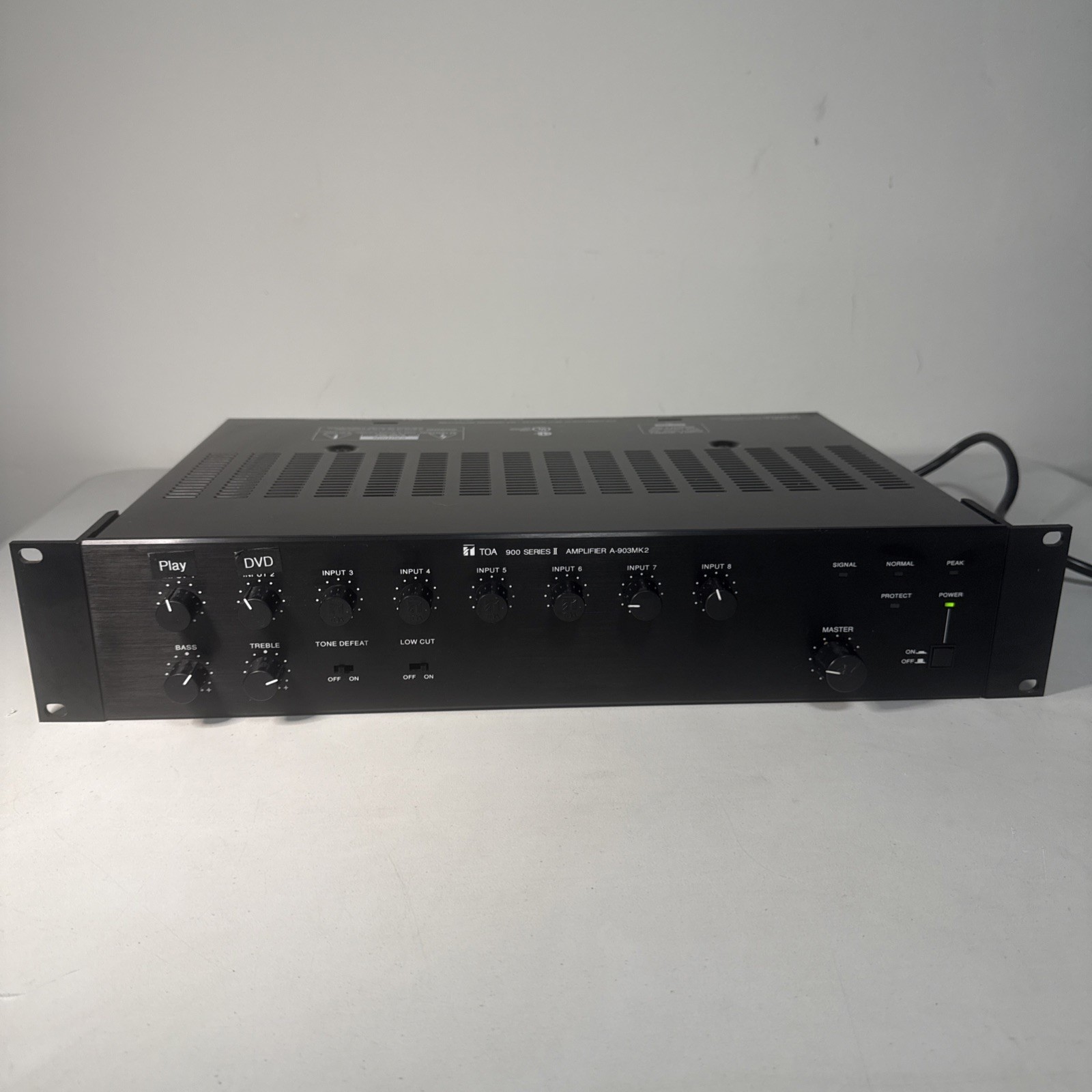 TOA A-903MK2 900 Series II Amplifier w/ (2) U-01 Input Modules
