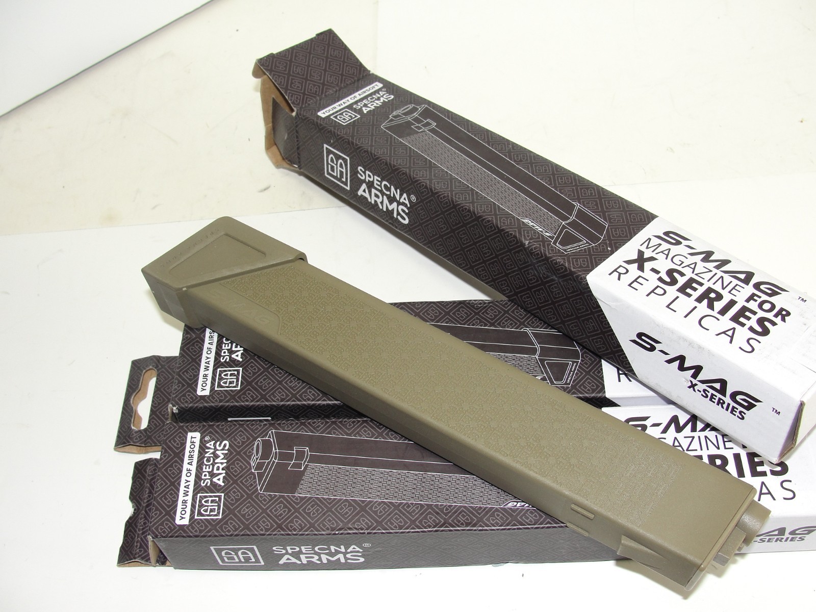 AIRSOFT SPECNA 100-ROUND S-MAG SPE-05-035405-00 X-SERIES MID CAP X3 MAGS NEW