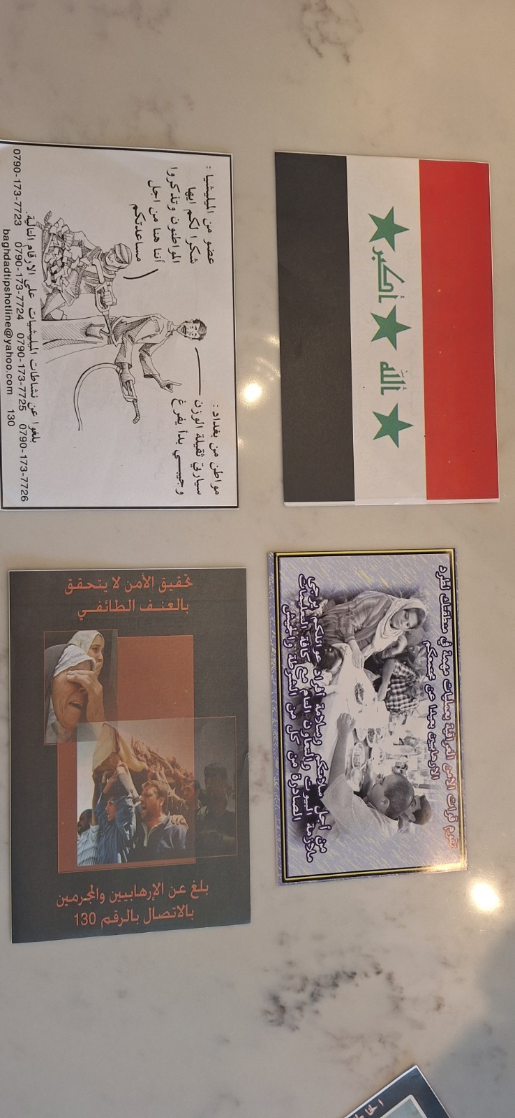 American Iraq Afghanistan Propaganda Leaflets enduring freedom Army Navy Air