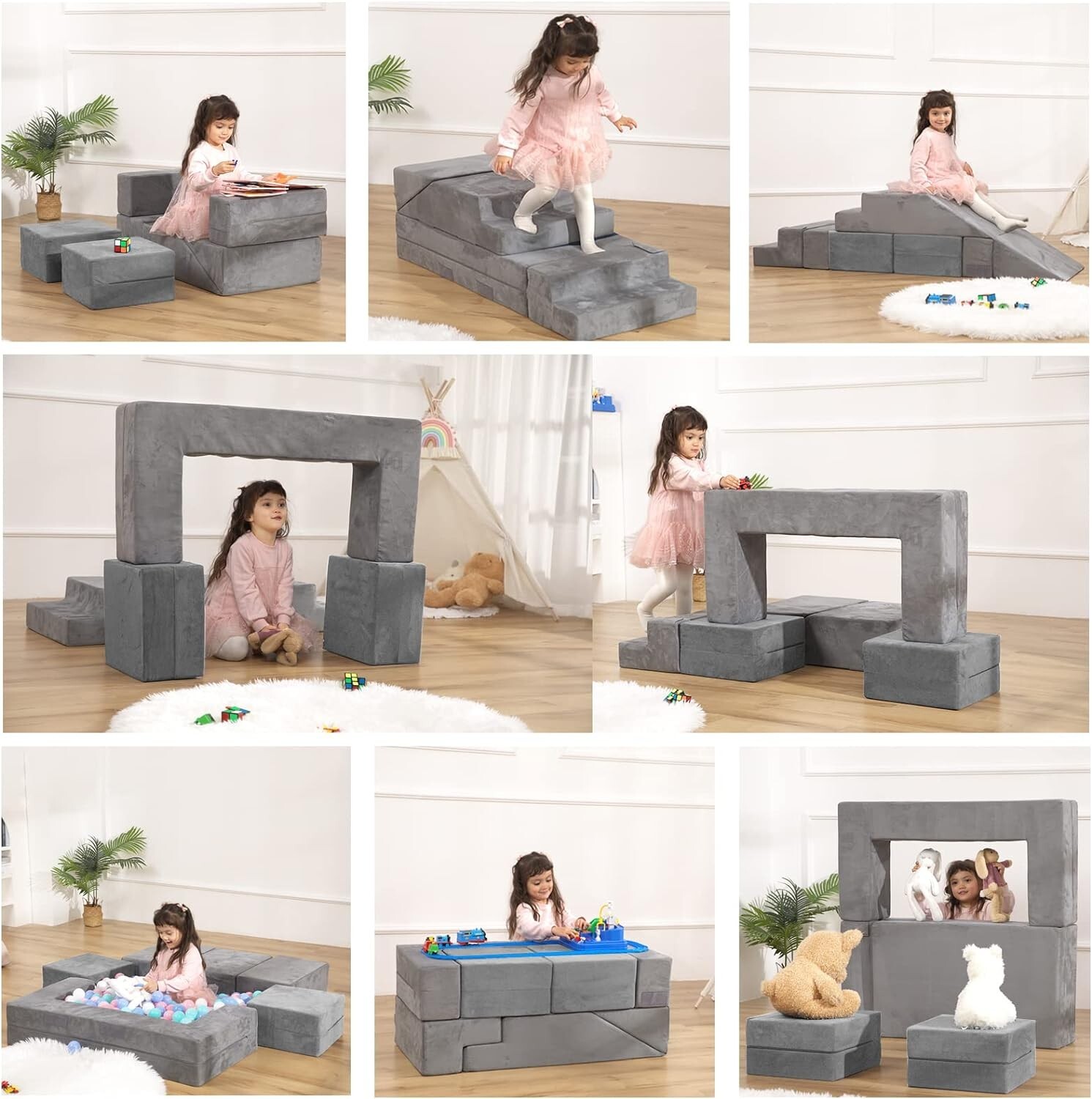 Play Couch Sofa for Kids Sectional Sofa Creative Kids Playroom Imaginative