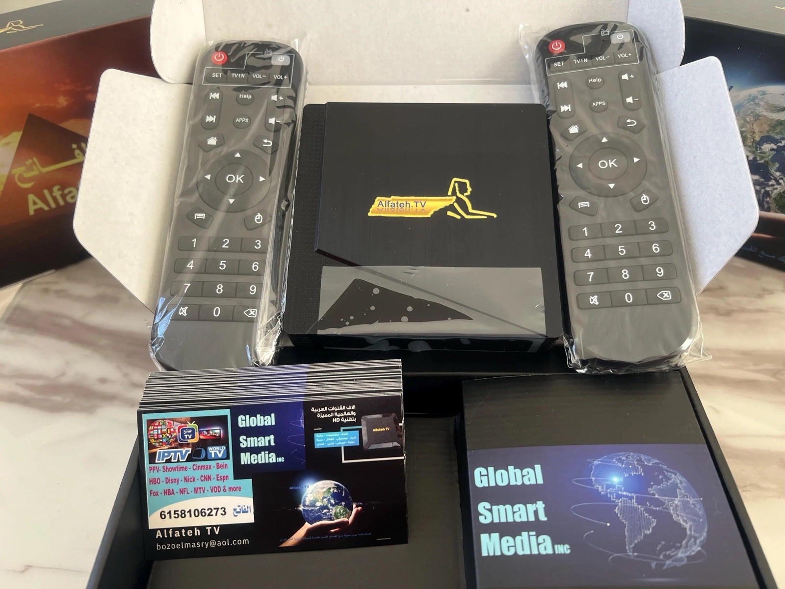 Arabic English Sports Brazil Africa Europe Android TV YouTube 2 Remote 8/128 Box