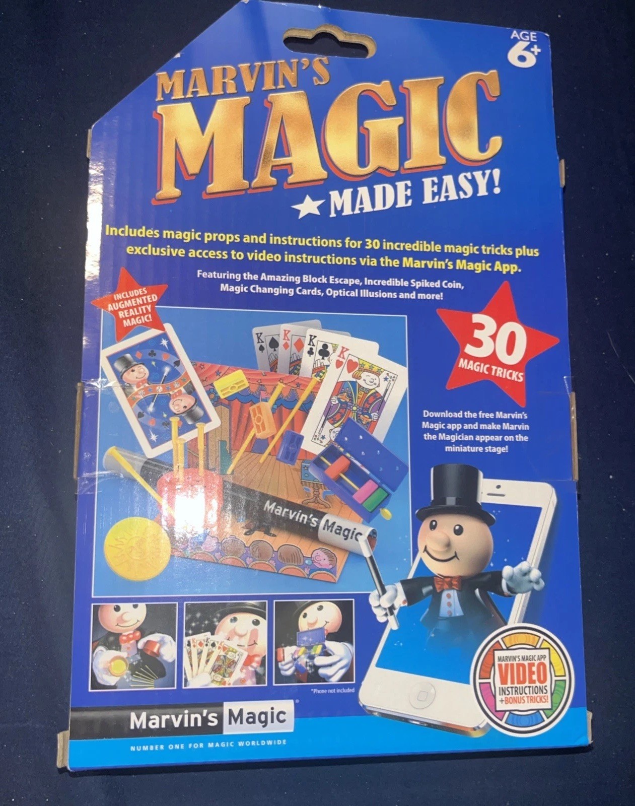 Marvin's Magic Amazing Magic Tricks Made Easy 30 Tricks Age 6+ Fun Learning