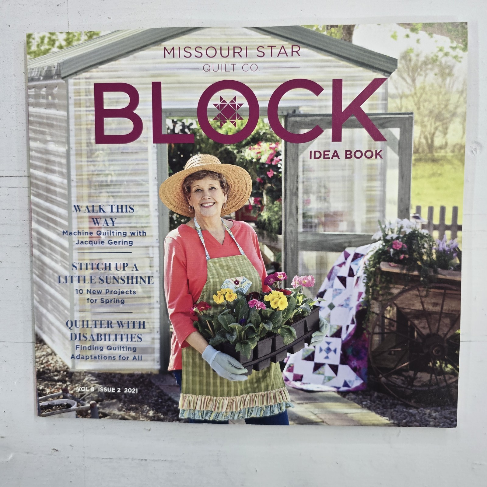 Missouri Star Quilt Co BLOCK Magazine Idea Book Vol. 8 Issue 2 2021 Quilting Pat
