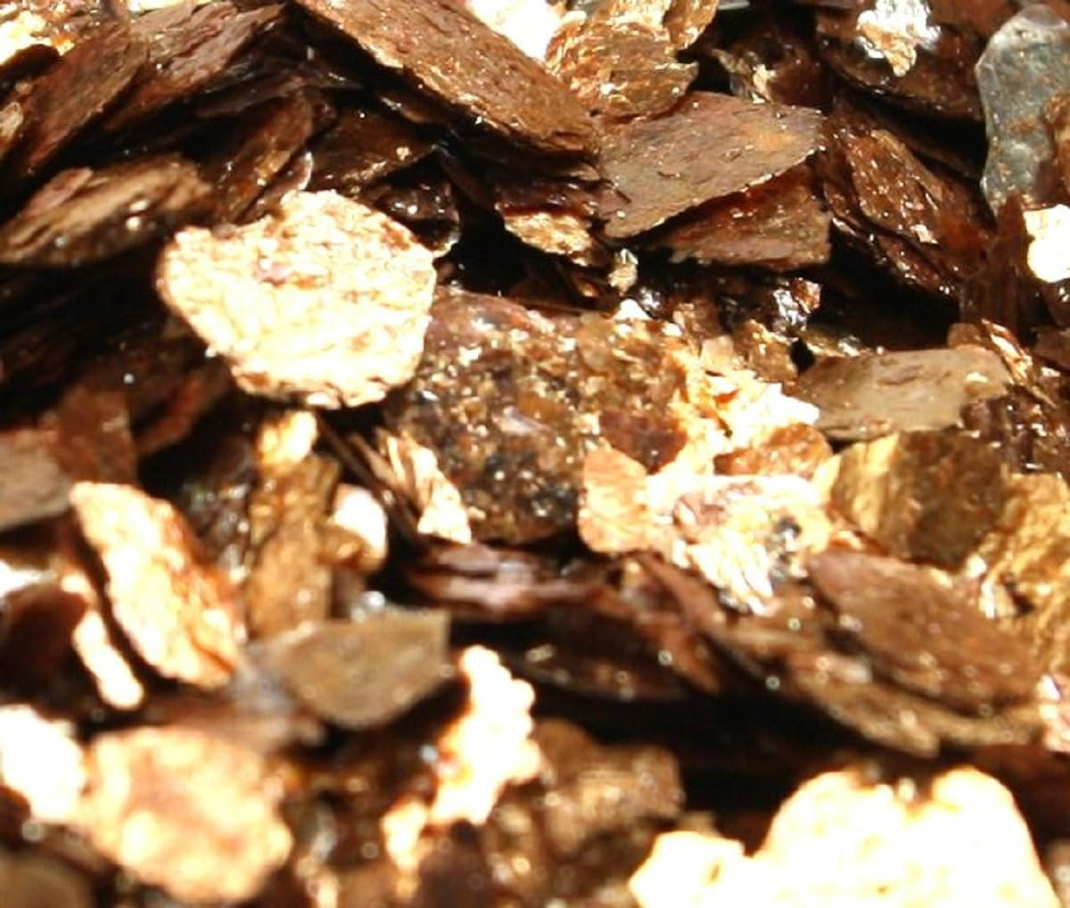 Natural Mica Flakes - Copper - 1 Oz - #311-4326