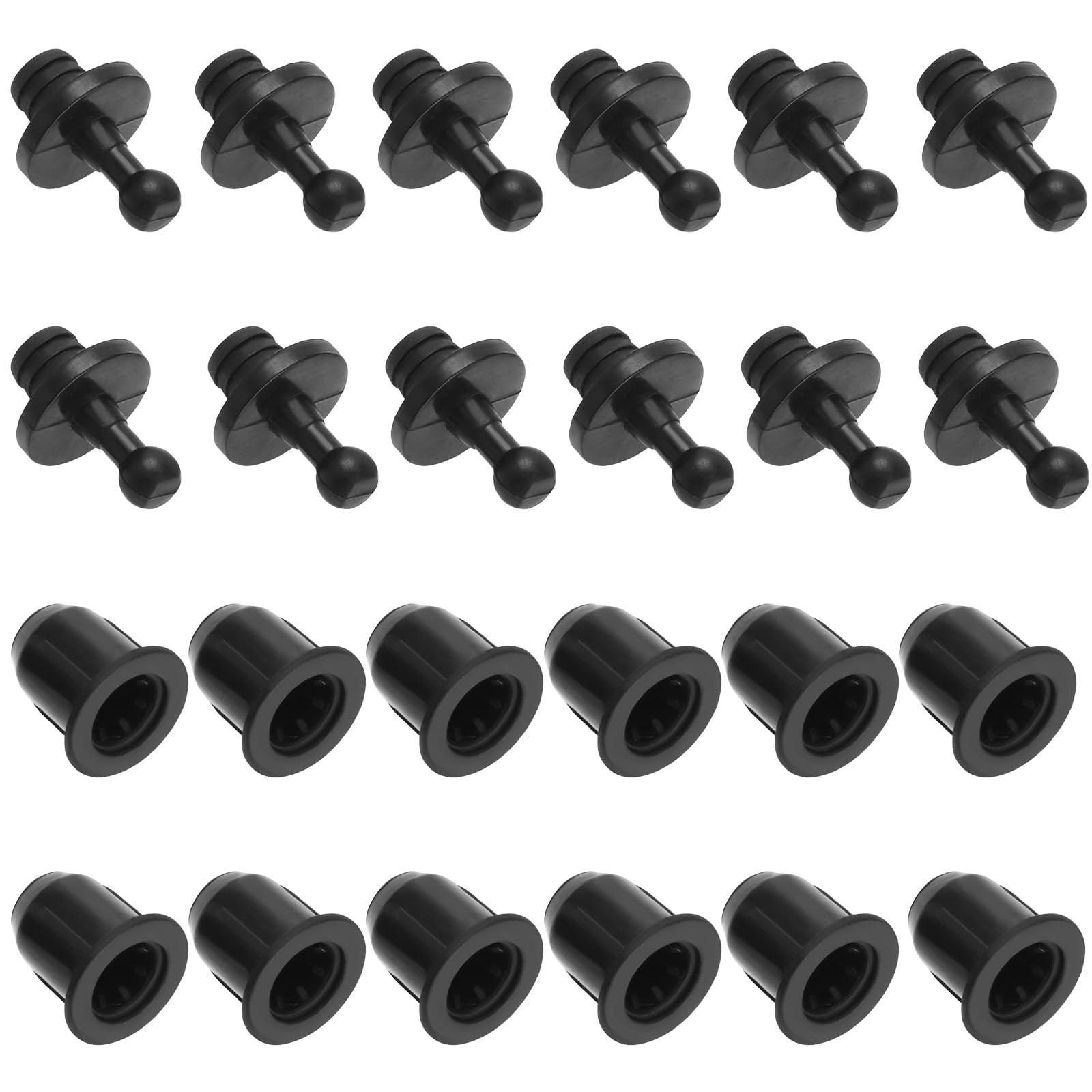 Micro Traders 24pcs Audio Grille Clips Speaker Assembly Accessory Male and...