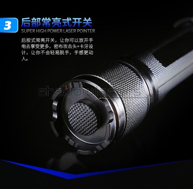 LMX6G Adjustable Focus GR Laser Pointer 520nm Visible Beam Light Charger+Case