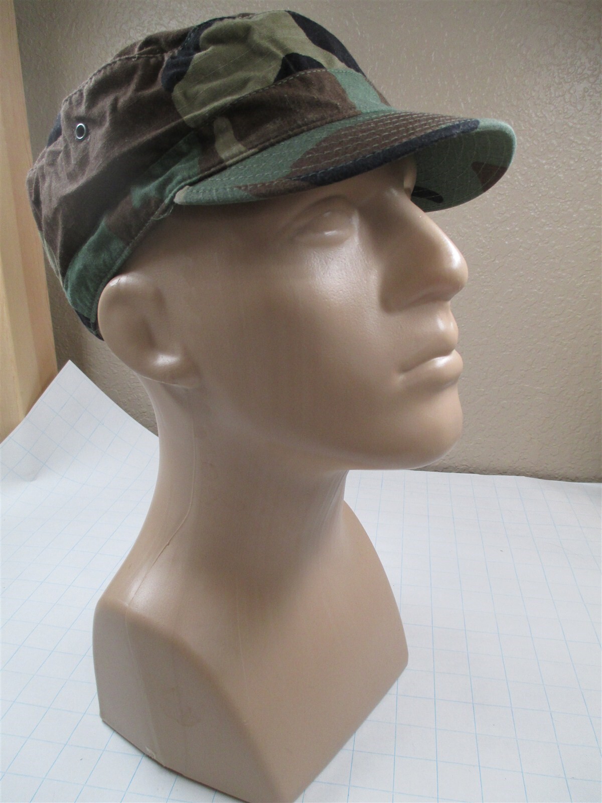 USGI Patrol Cap Size 7 BDU Woodland Camo Hat Army Hot Weather Style