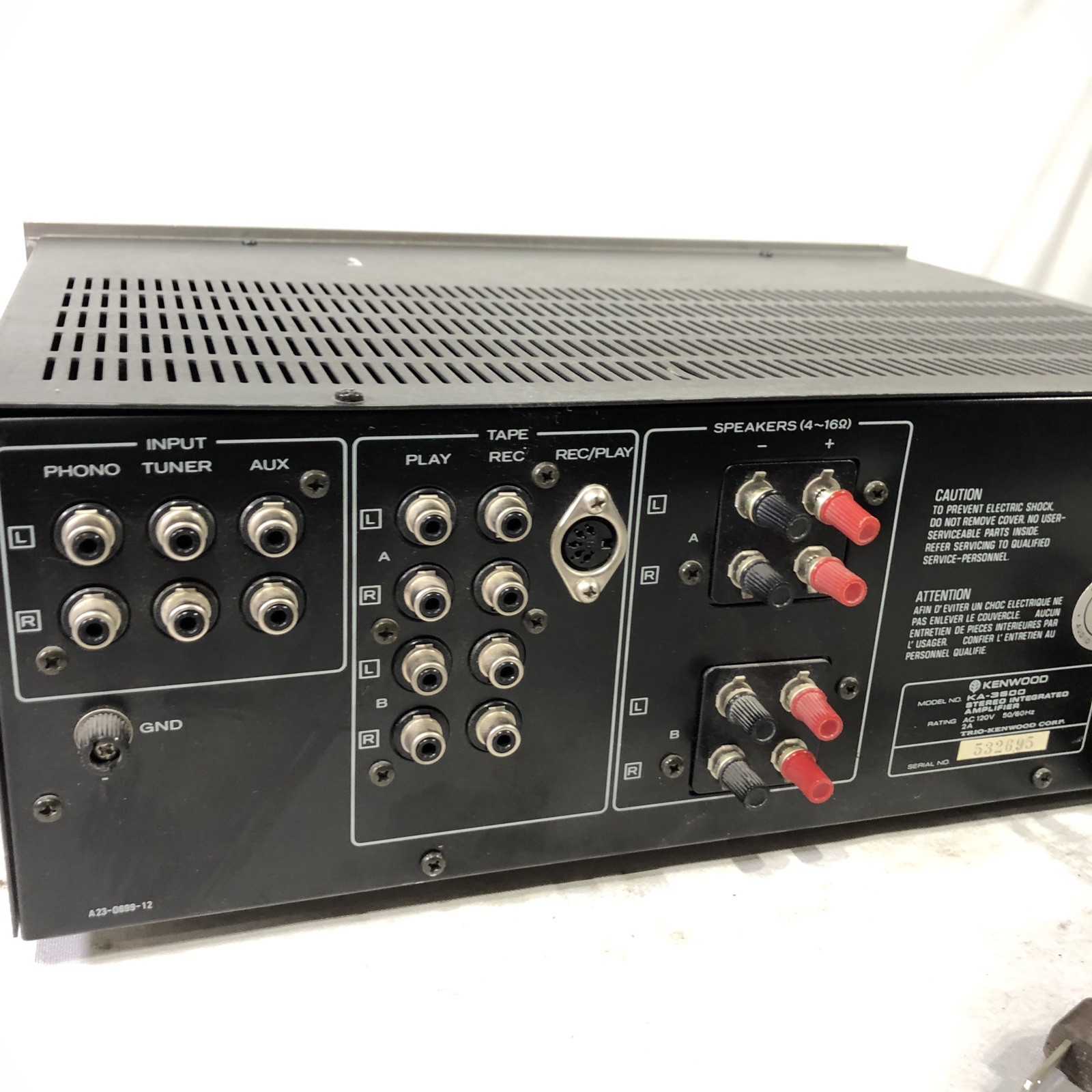 TOA 900 Series II Amplifier A-906MK2 - Used, Powers On