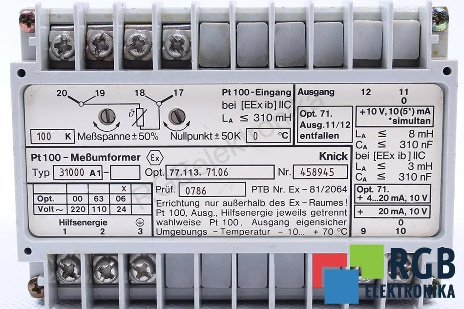31000A1 KNICK - Used - 12 Months Warranty