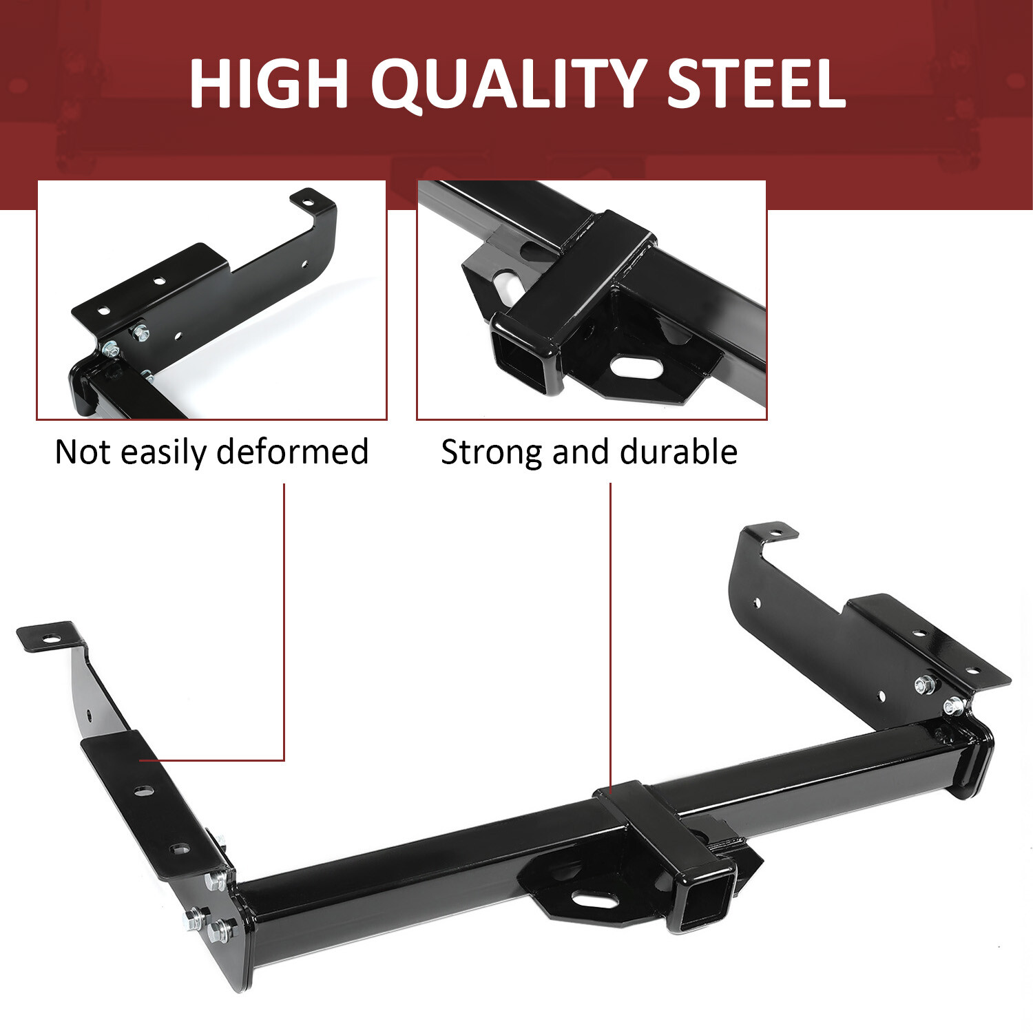 Trailer Hitch Towing Receiver For 96-24 Chevy GMC Express Savana 1500 2500 3500