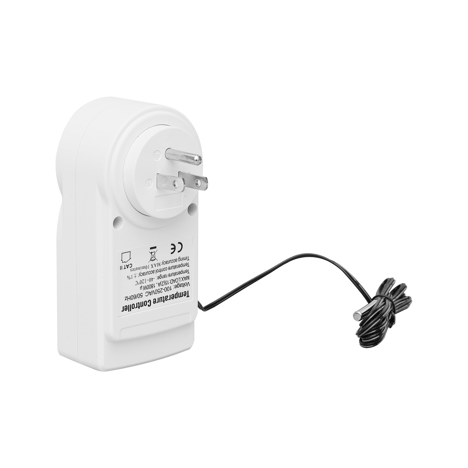 Outlet Plug Temperature Controller Dual Display Outlet Thermostat For Greenhouse