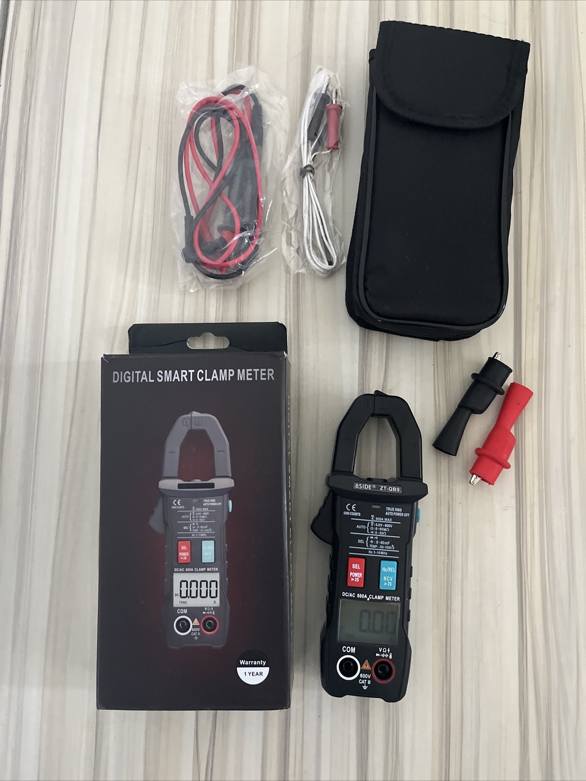 Smart Digital Clamp Meter with BT Function True RMS Clamp Type Multimeter Measur